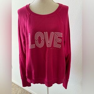 Spiritual Gangster Bright Berry Crewneck Sweatshirt